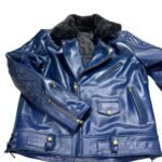Leather Blue Jacket