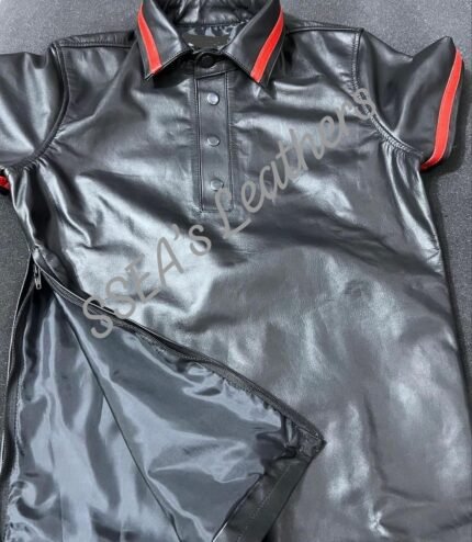 Leather Polo T-shirt